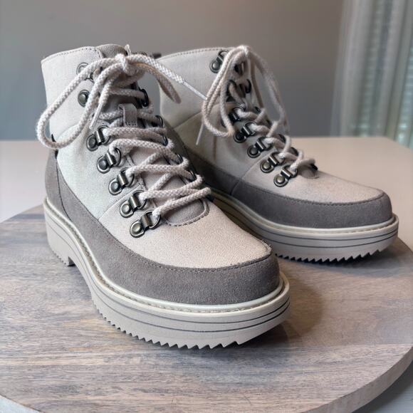 Teva Midform Patchwork Neutral Multi Women's Boots US Size 6.5 - Picture 2 of 11